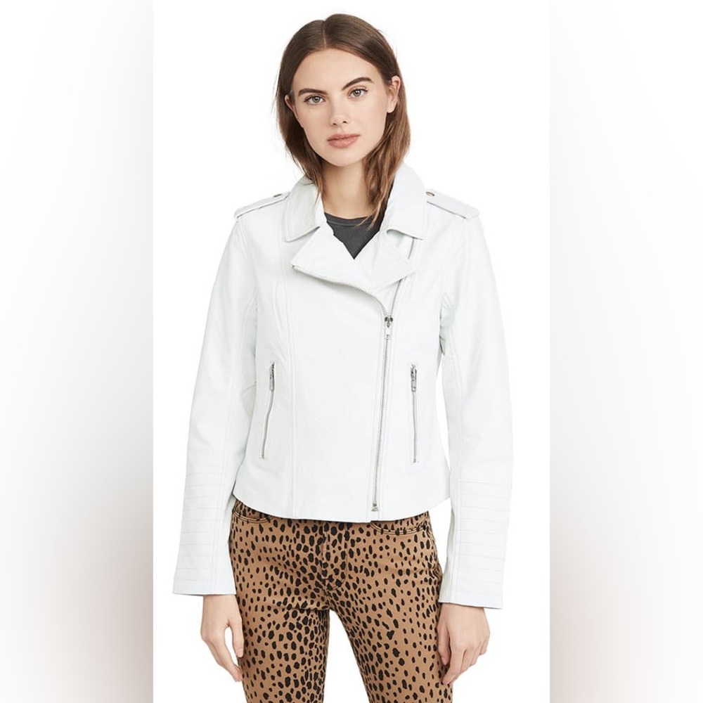 BB Dakota Hello Moto Leather Jacket, Size M